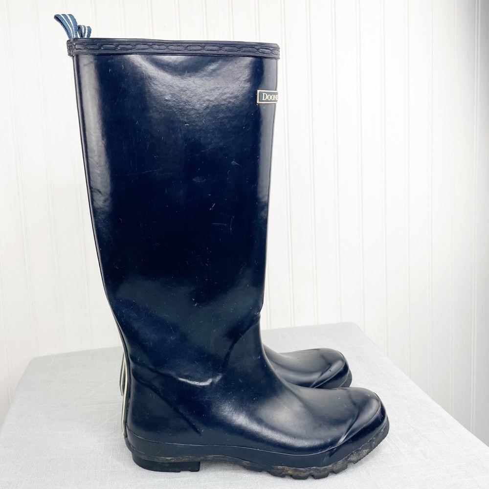Dooney & Bourke navy blue rain boots size 9